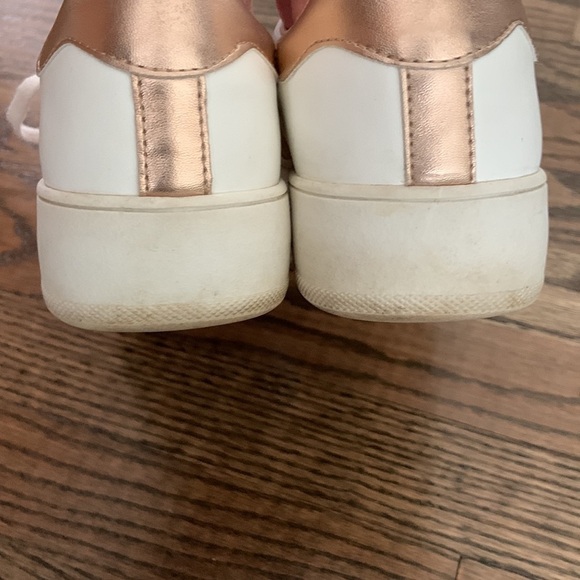 Esmara White & Pink Stripe Side Sneakers - Picture 7 of 9